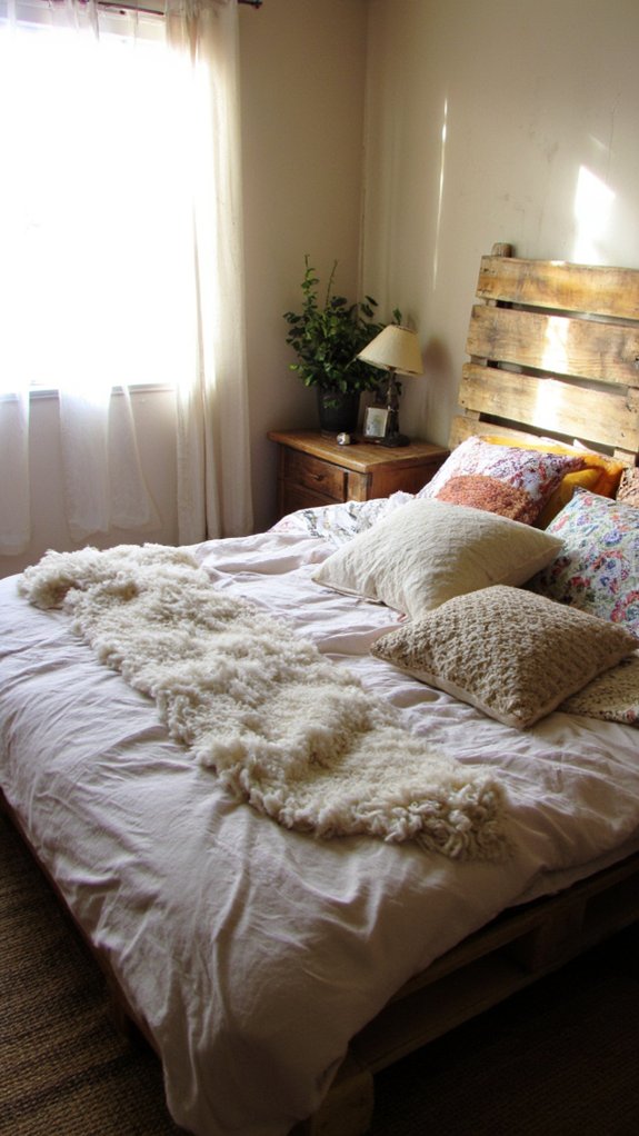 affordable diy pallet bed