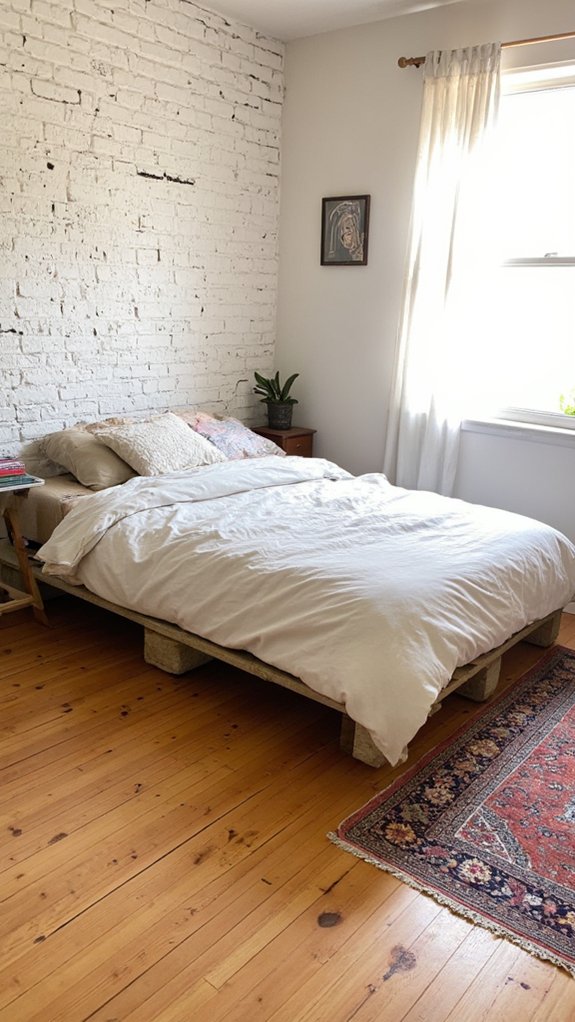 affordable stylish pallet bed