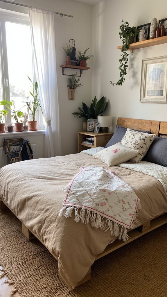 budget friendly pallet bed project