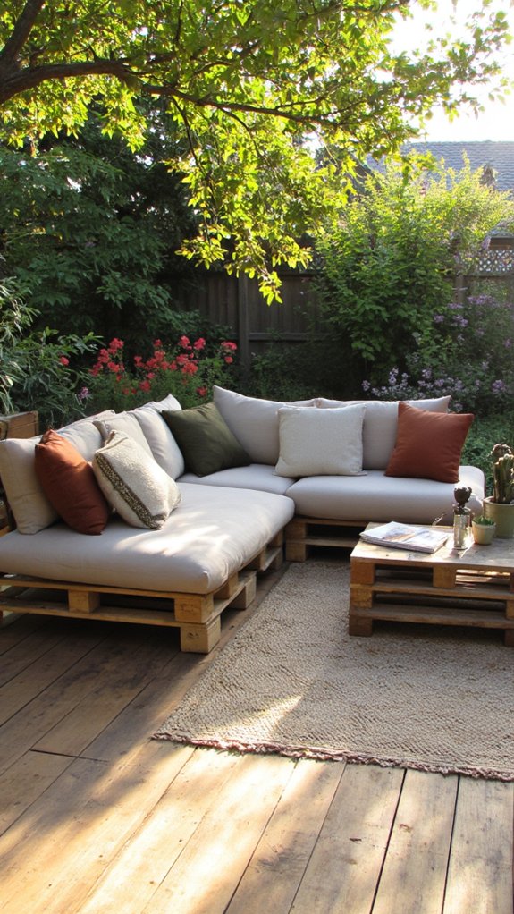 build a pallet sofa