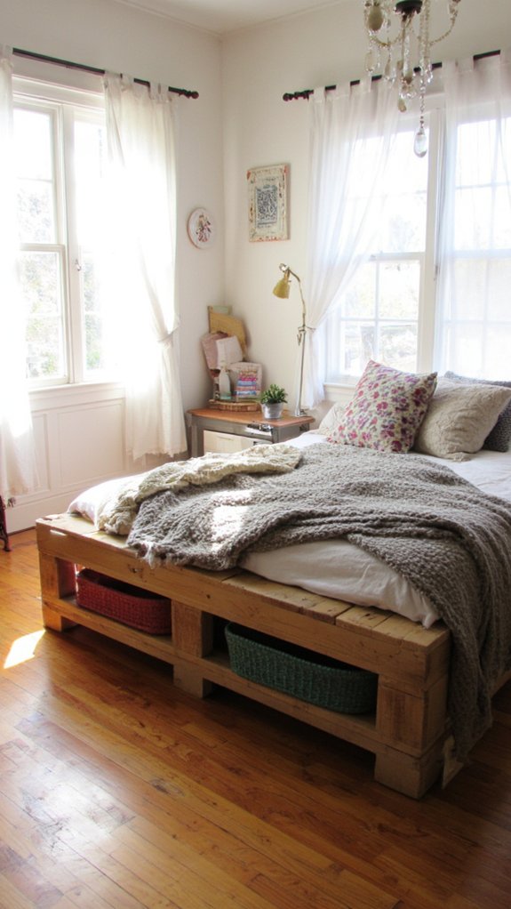 build your own pallet bed