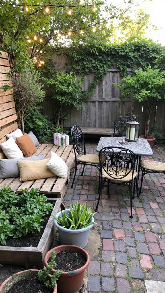 cohesive outdoor furniture blend