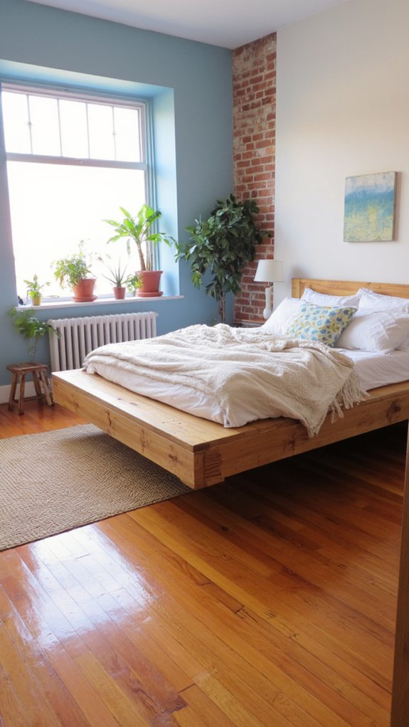 colorful accents enhance minimalism