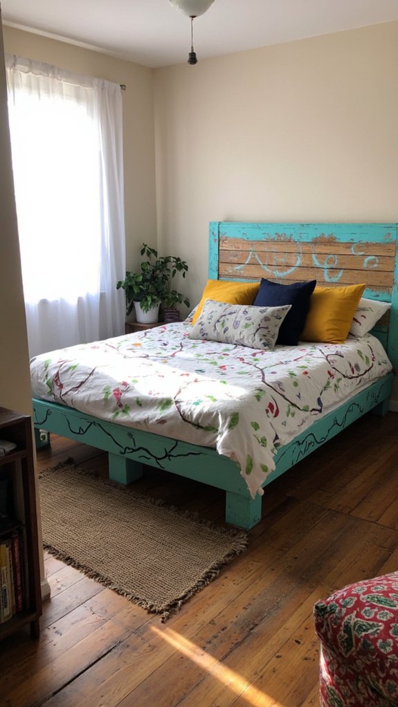 colorful personal pallet makeover