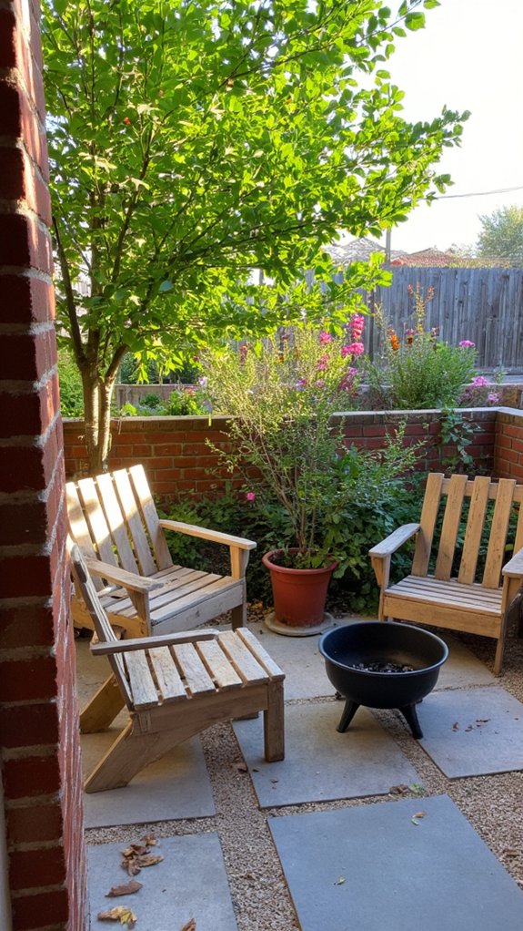 compact seating for patios