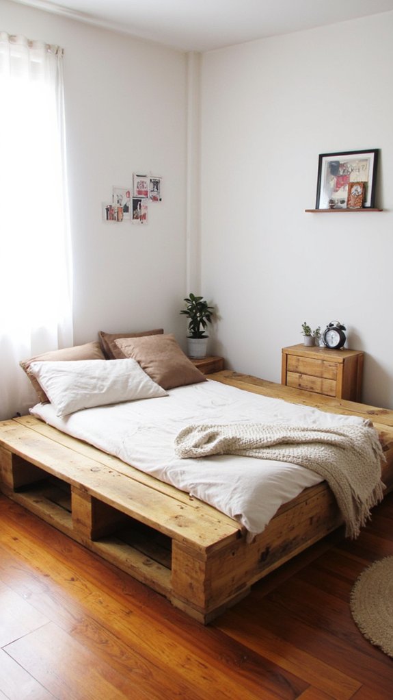 construct a pallet bed