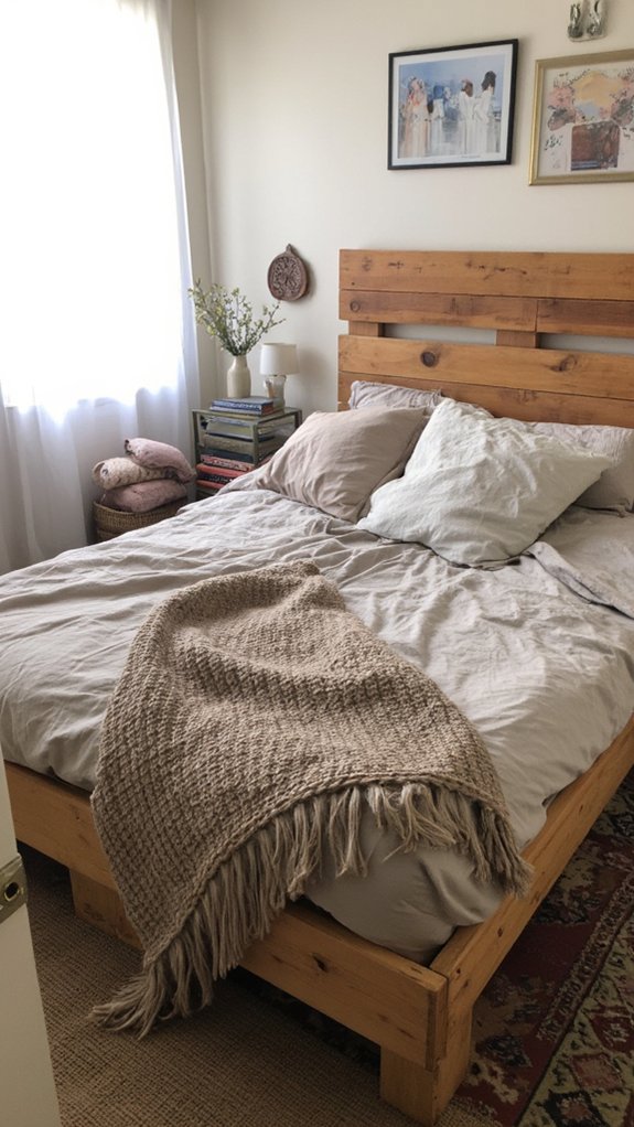 cozy linens and decor