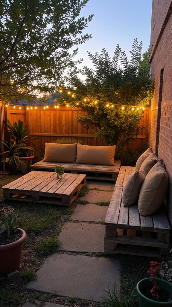 cozy outdoor lighting ambiance