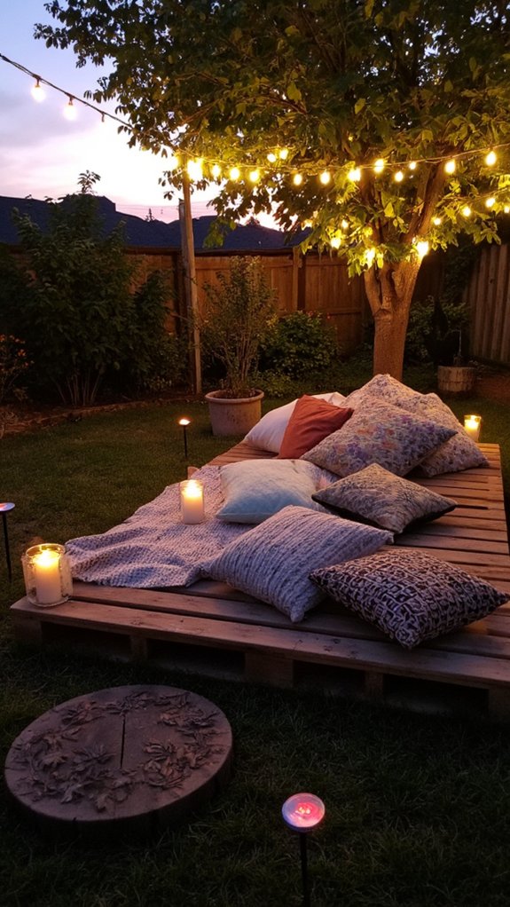 cozy outdoor lighting features