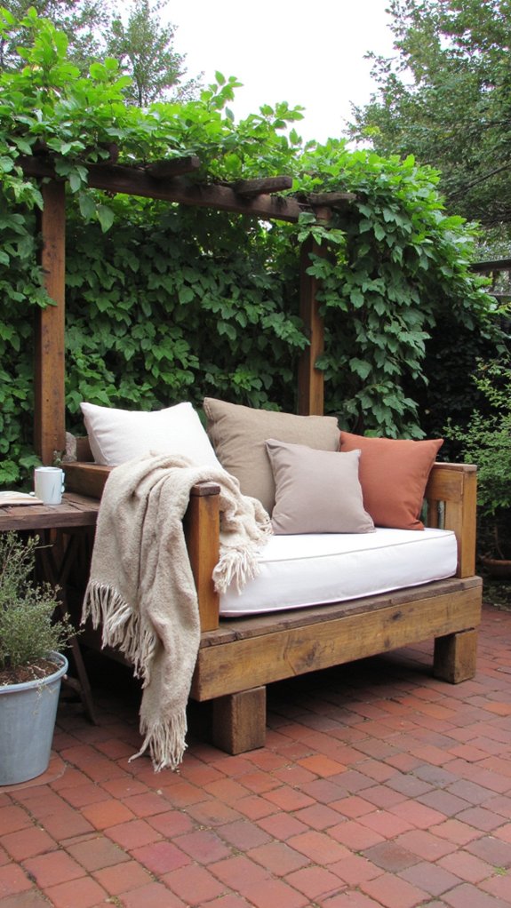 cozy pallet lounge chair