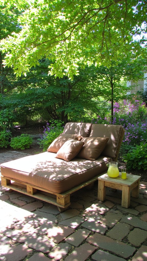 cozy pallet loungers retreat