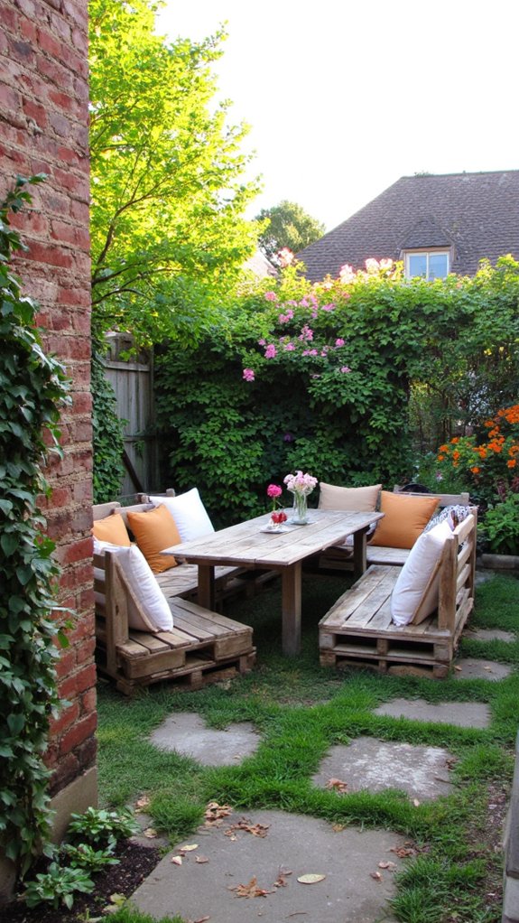 cozy pallet seating arrangements