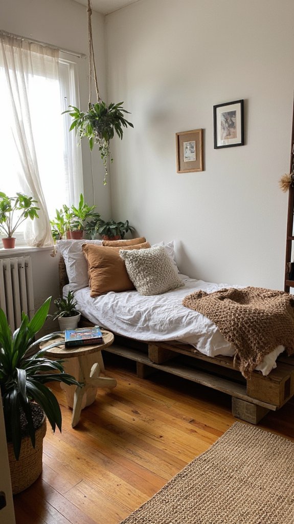 cozy retreat with pallet