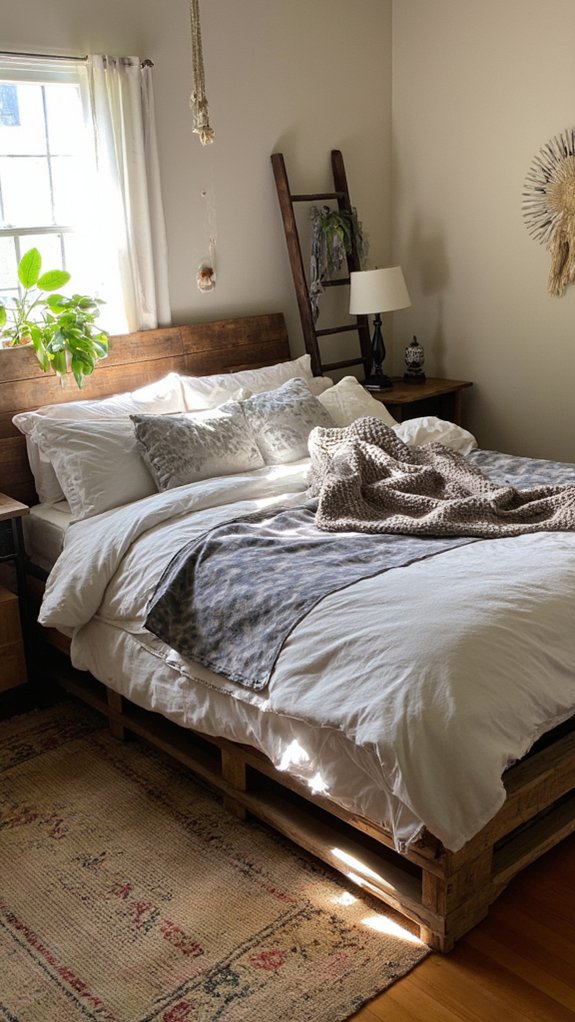 cozy rustic farmhouse bedroom