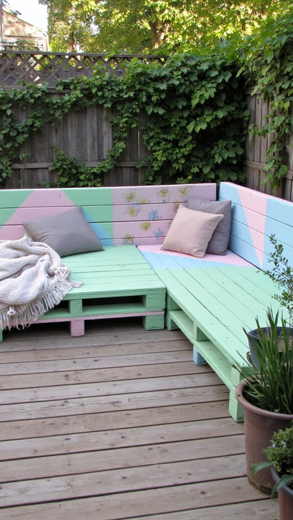 custom pallet furniture makeover