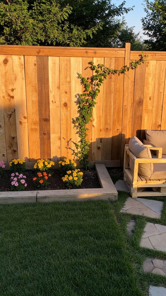 customizable pallet privacy fence