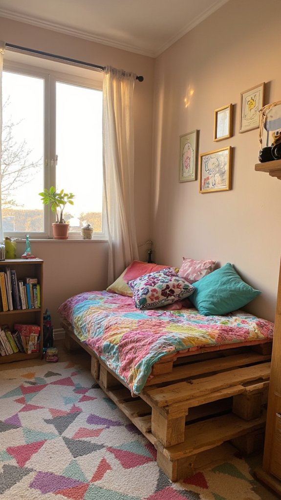 customizable safe pallet beds