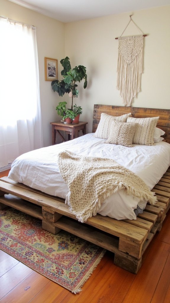 diy pallet bed frame
