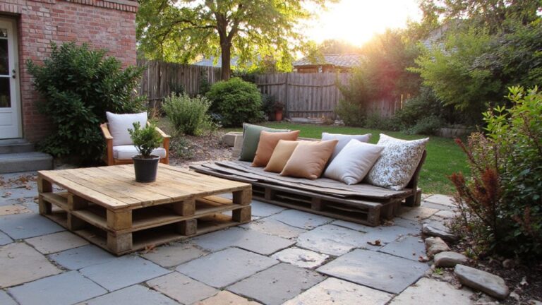 diy pallet outdoor seating