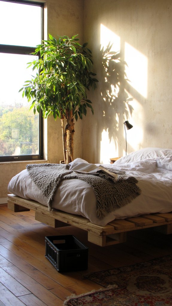 floating pallet bed charm