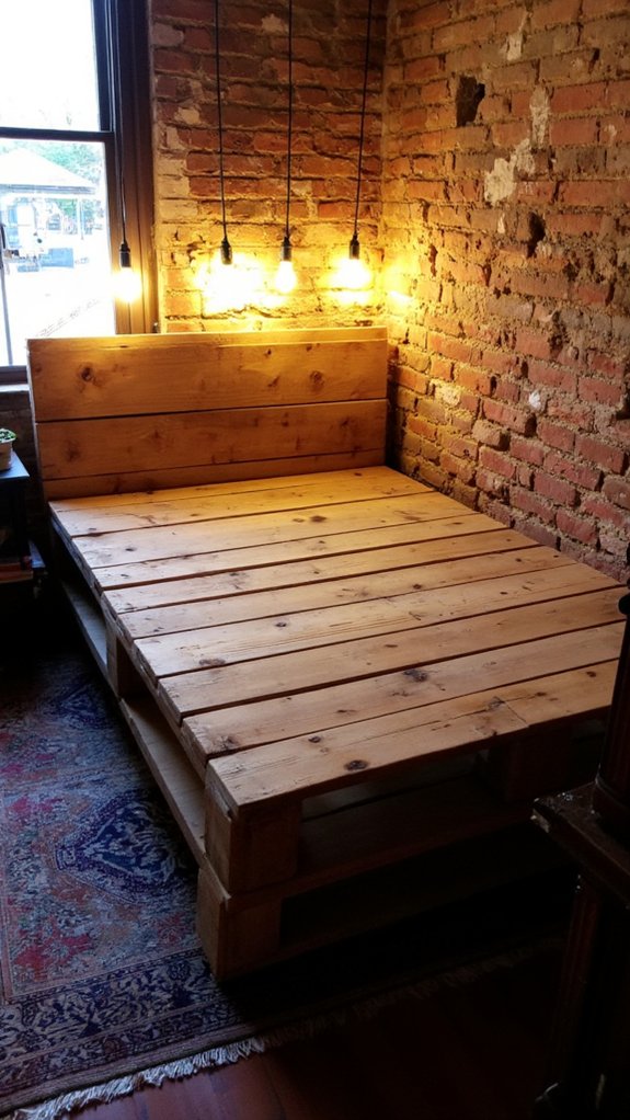 industrial pallet bed aesthetic