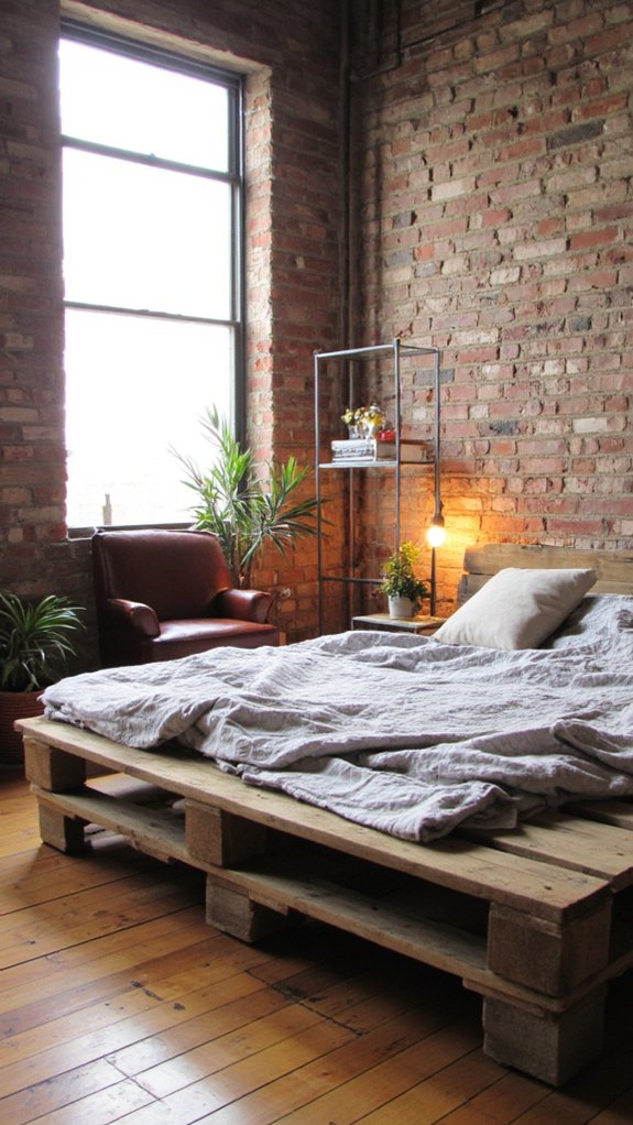 industrial raw pallet beds