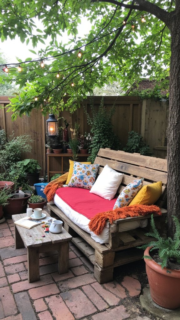 inviting outdoor seating decor