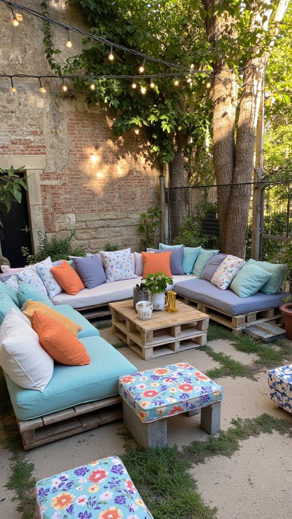 mixing pallet couch styles