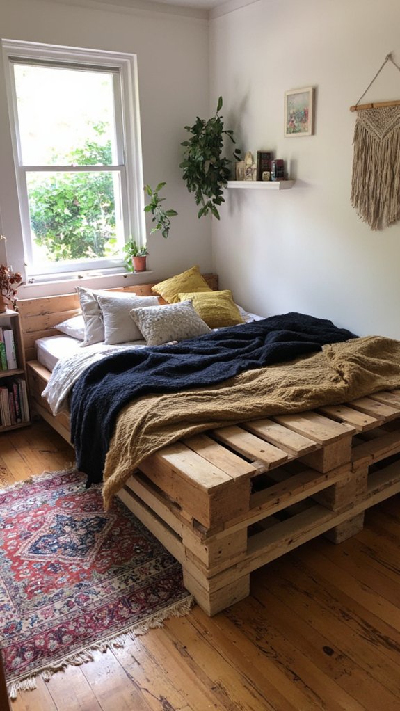 multi level pallet bed design