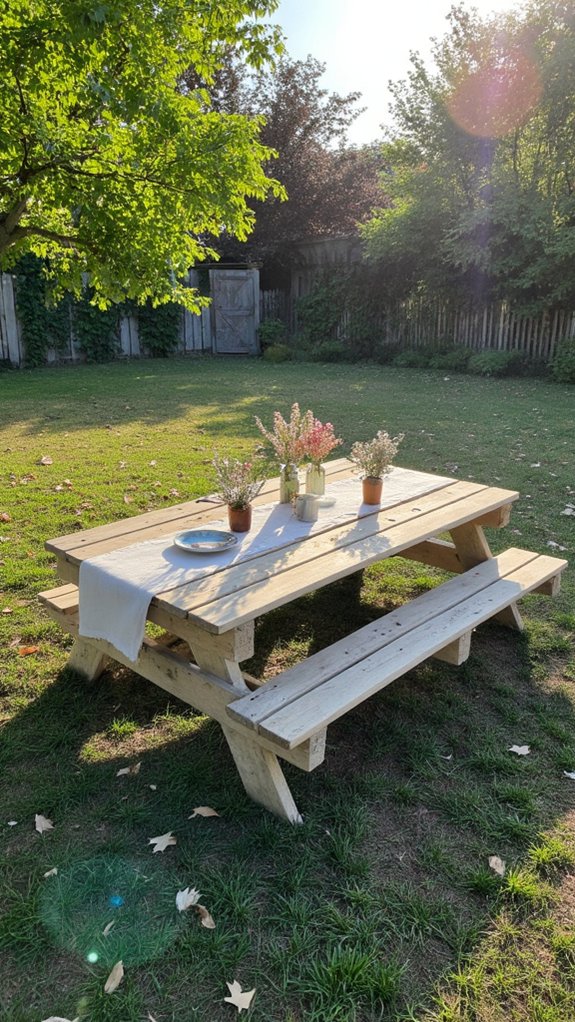 outdoor family meals together