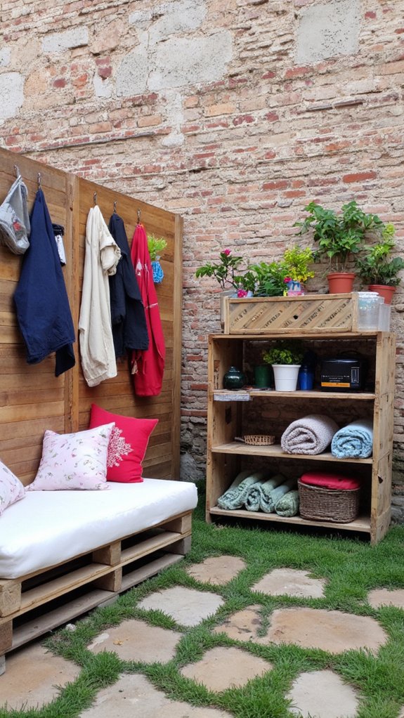 outdoor pallet storage solutions