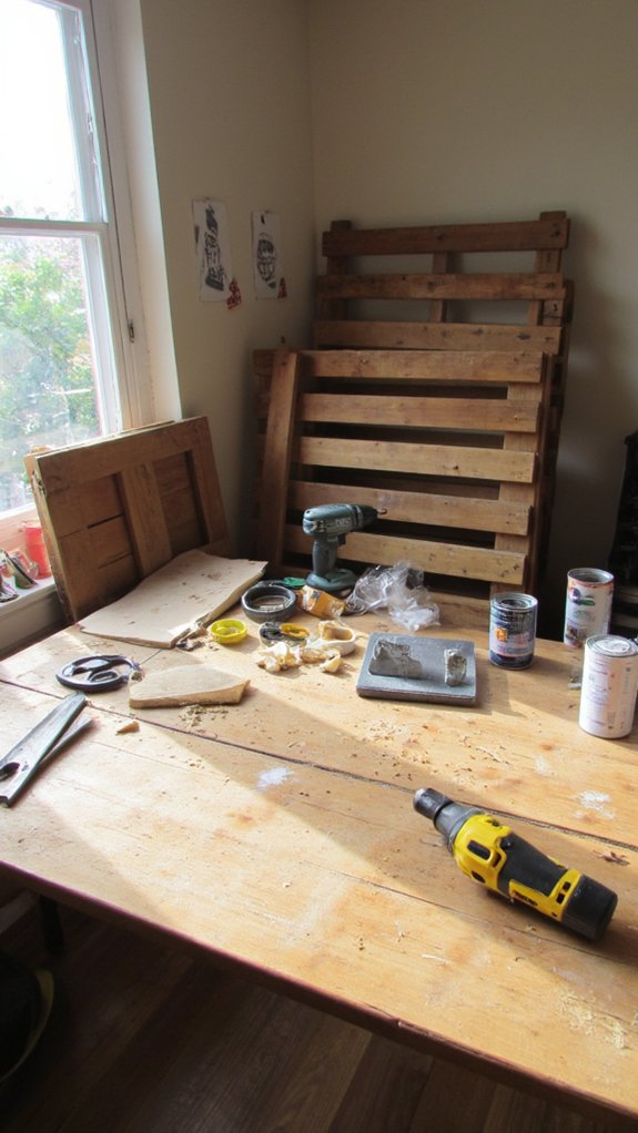 pallet bed diy tools