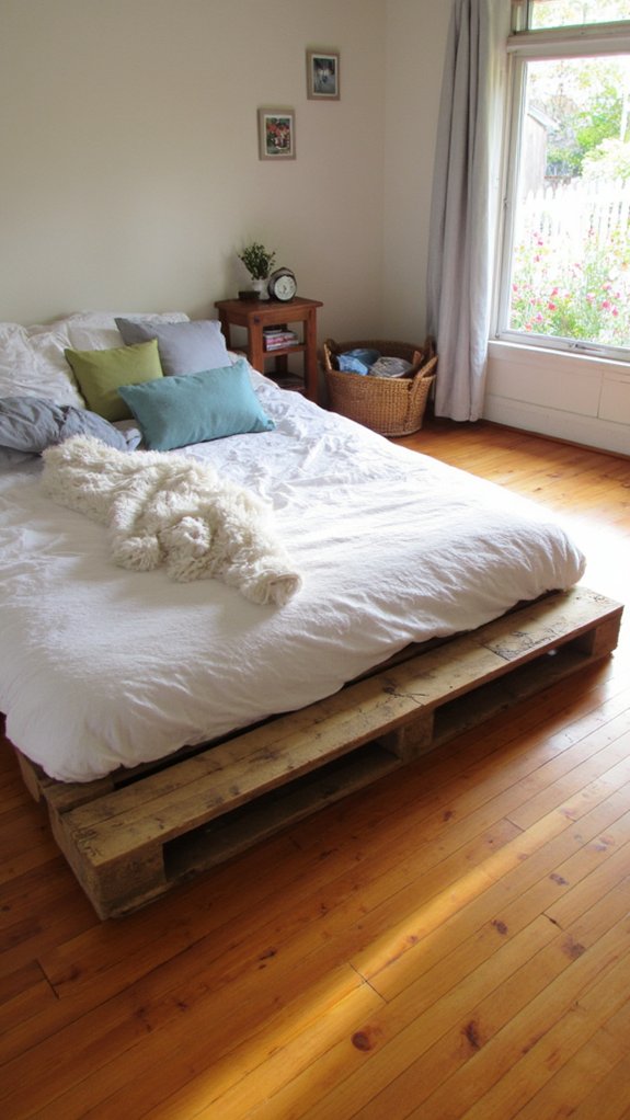 pallet bed frame maintenance tips