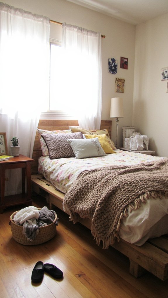 pallet bed frame transformations