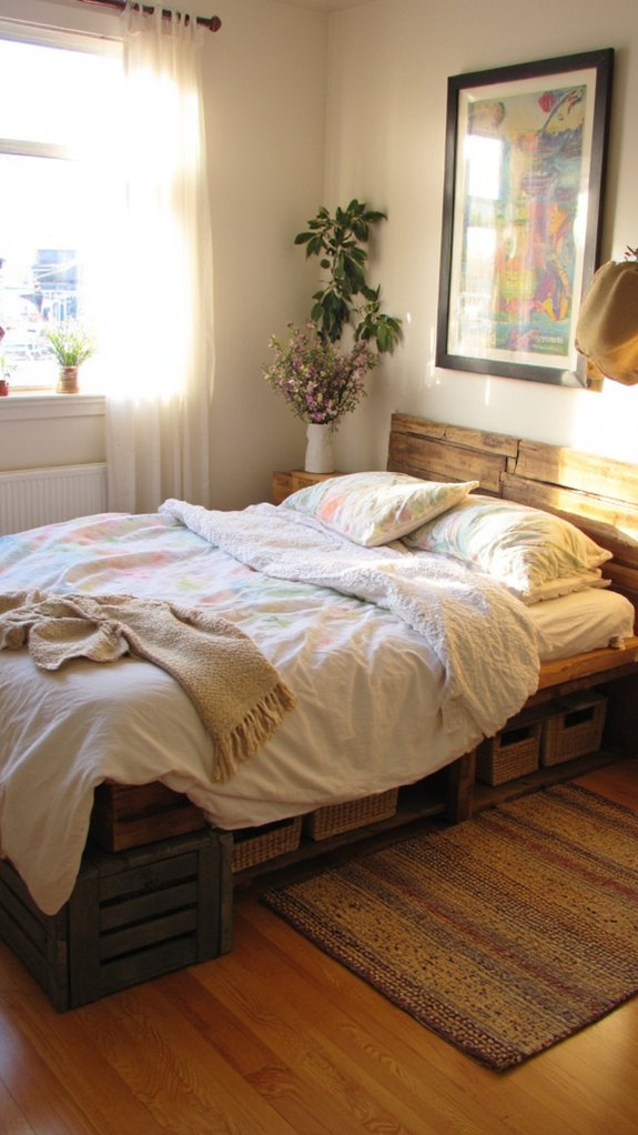 pallet bed frame transformations