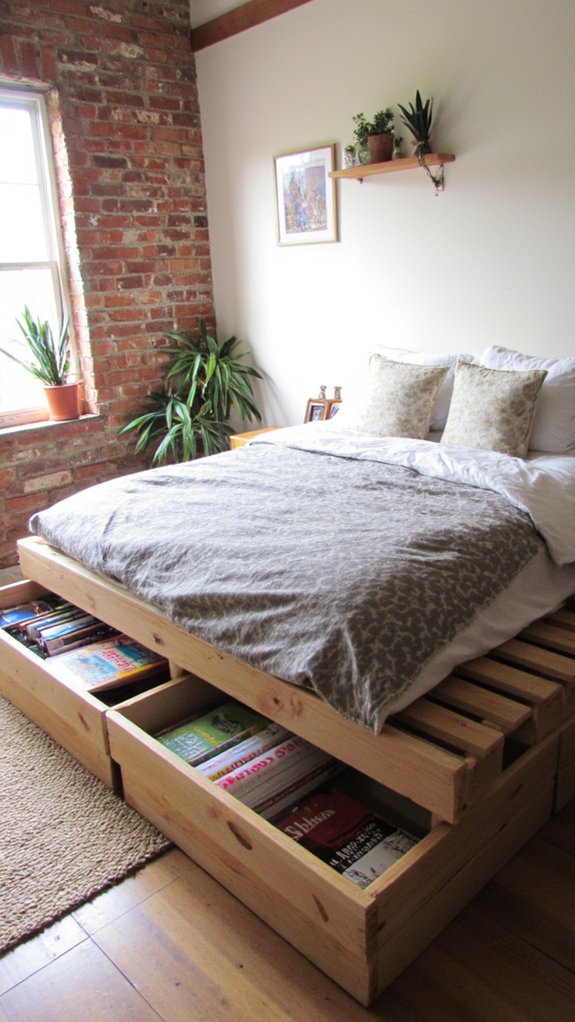 pallet bed frame tutorial