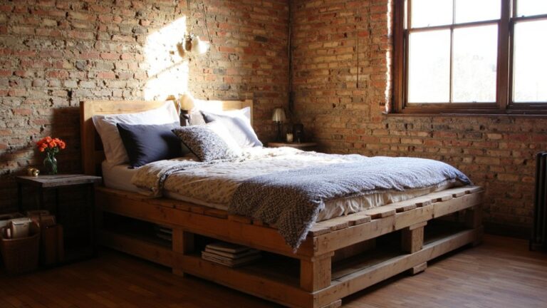 21 Beautiful Pallet Bed Frames With Storage For Small Spaces pallet bed frames with storage