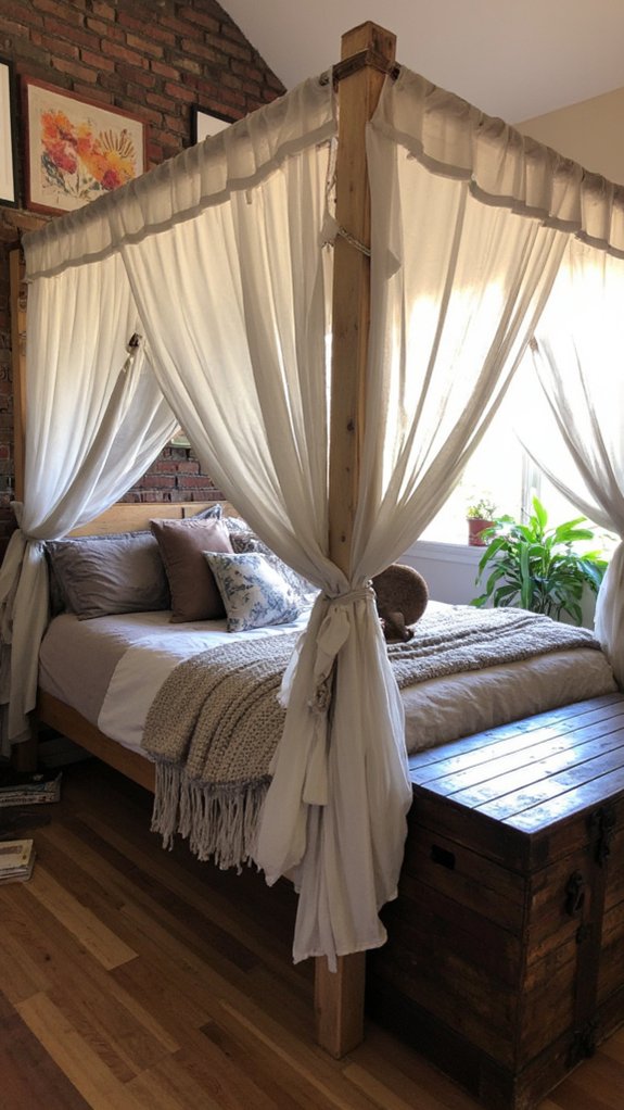 pallet canopy bed project