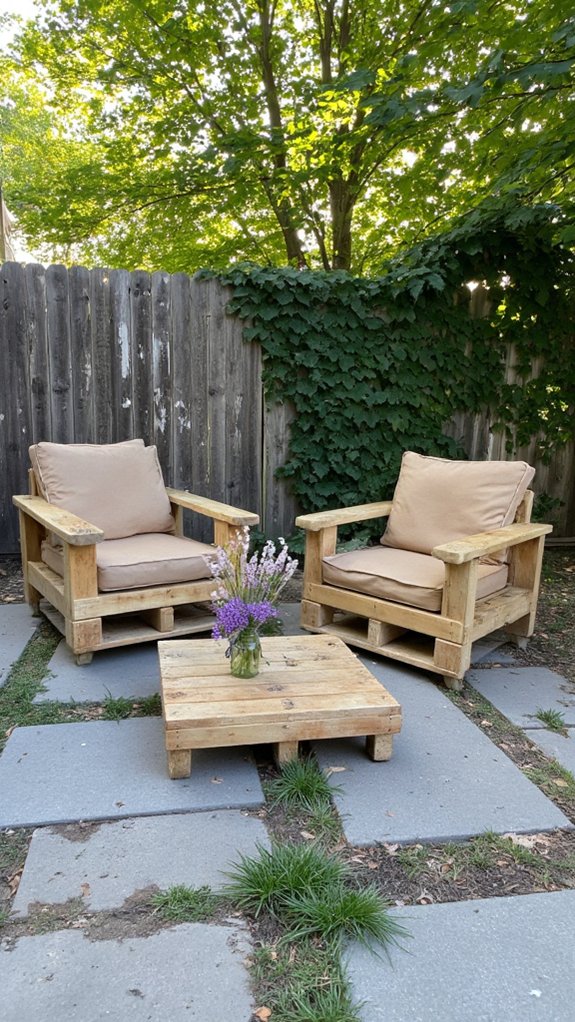 pallet chairs customization project