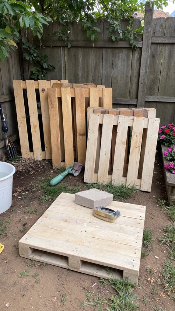 pallet cleaning and sanding