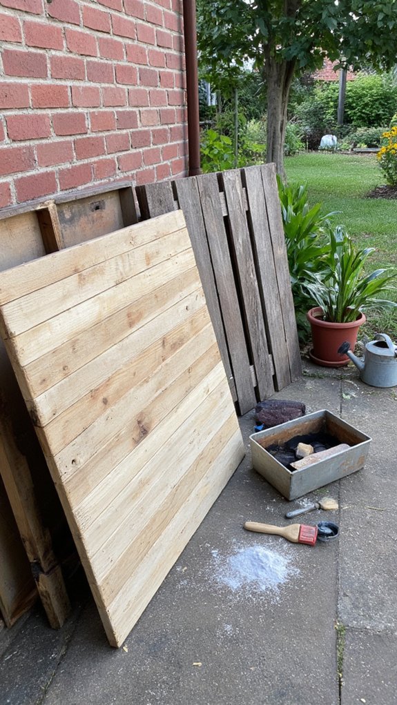 pallet cleaning and sanding