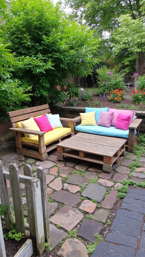 pallet furniture for gardens