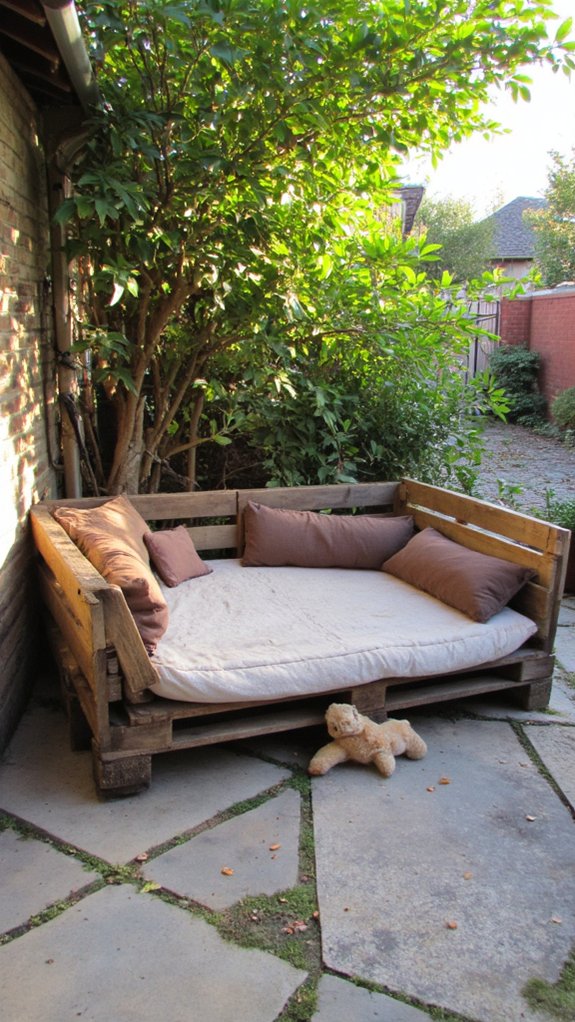 pallet pet bed creation