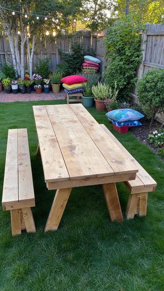 pallet picnic table construction