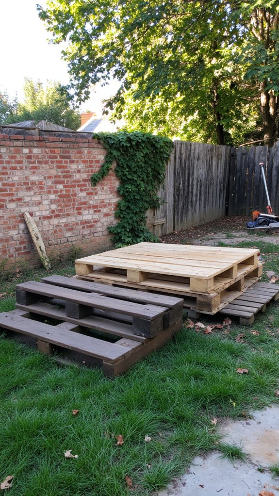 pallet preparation for outdoors