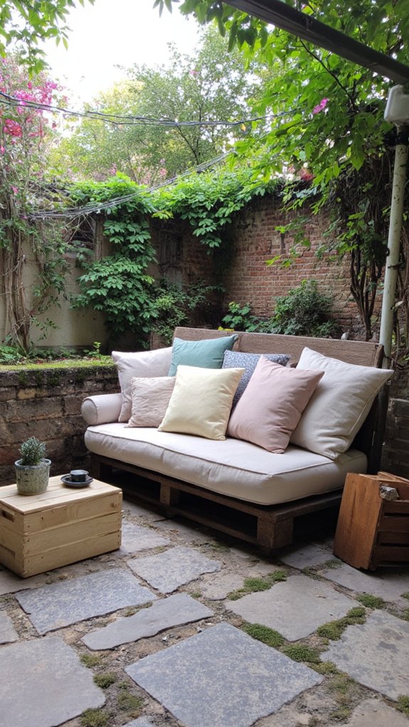 pallet sofa cozy retreat