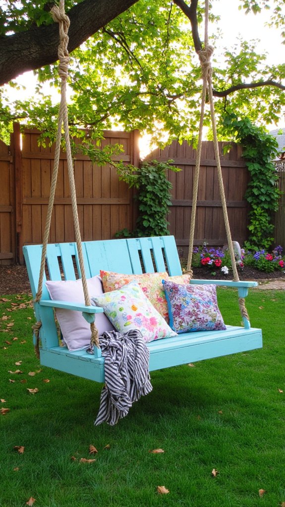 pallet swing for outdoor enjoyment
