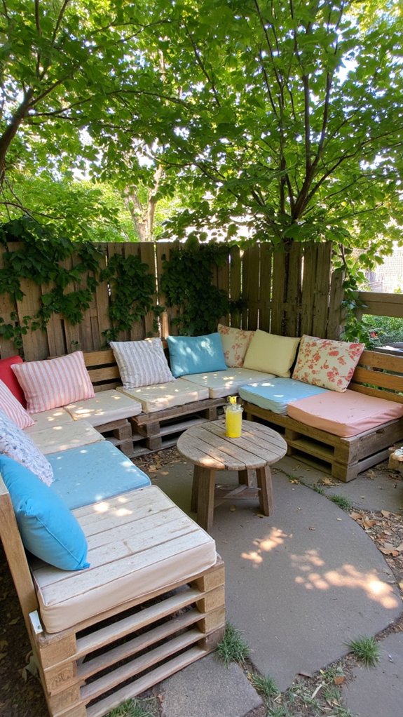 personalized outdoor pallet decor