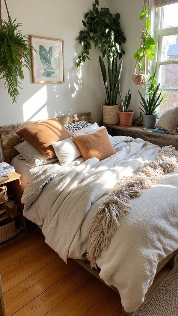 plants enhance pallet bed
