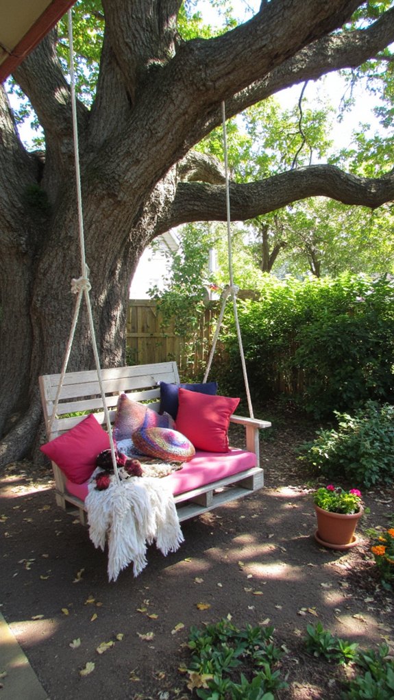 playful outdoor relaxation spot